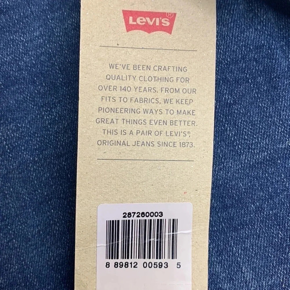 Levi’s Big and Tall 514 Straight Jeans 60 x 32 NWT - Picture 9 of 13